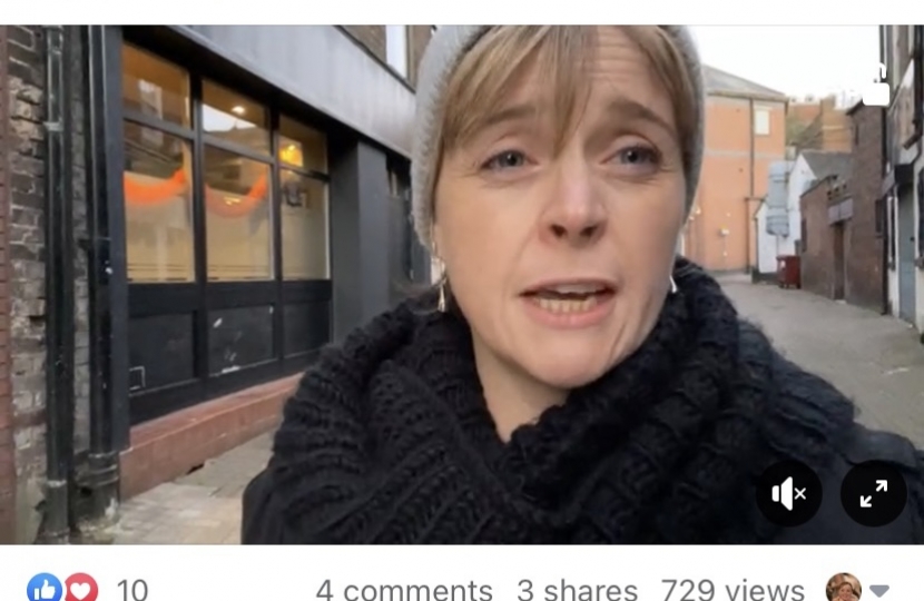 FacebookLive in the city centre