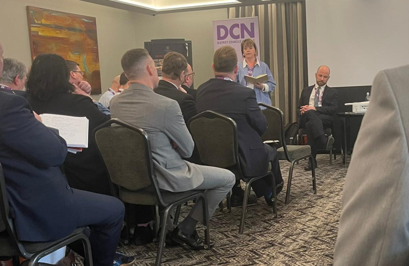 Abi Brown speaking at the DCN conference 2024