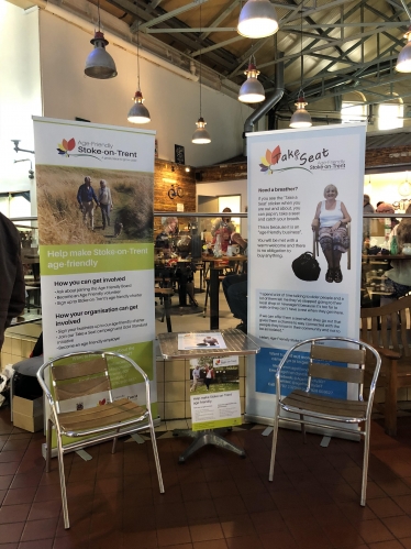 ‘Take A Seat’ Campaign in Longton Market